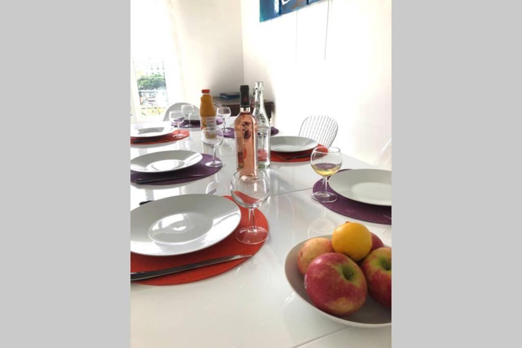Spacious 3 Bedroom Flat Nice Center - Magnificent View-Parking Dış mekan fotoğraf