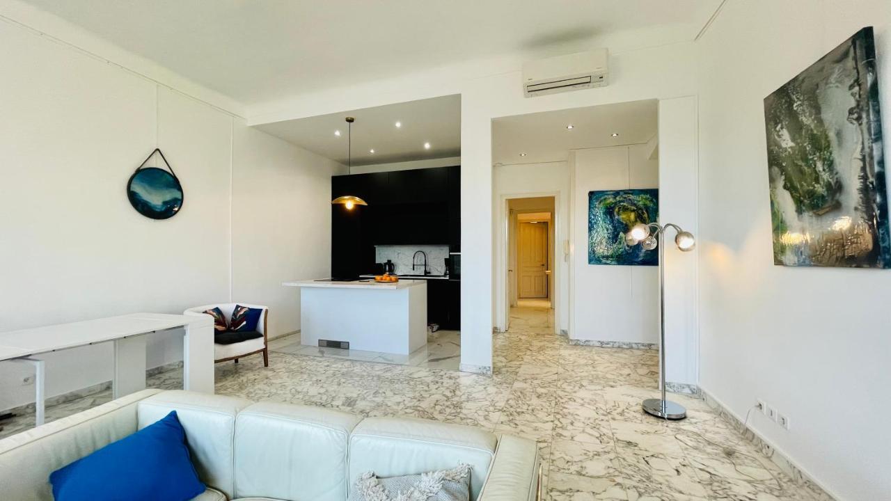 Spacious 3 Bedroom Flat Nice Center - Magnificent View-Parking Dış mekan fotoğraf