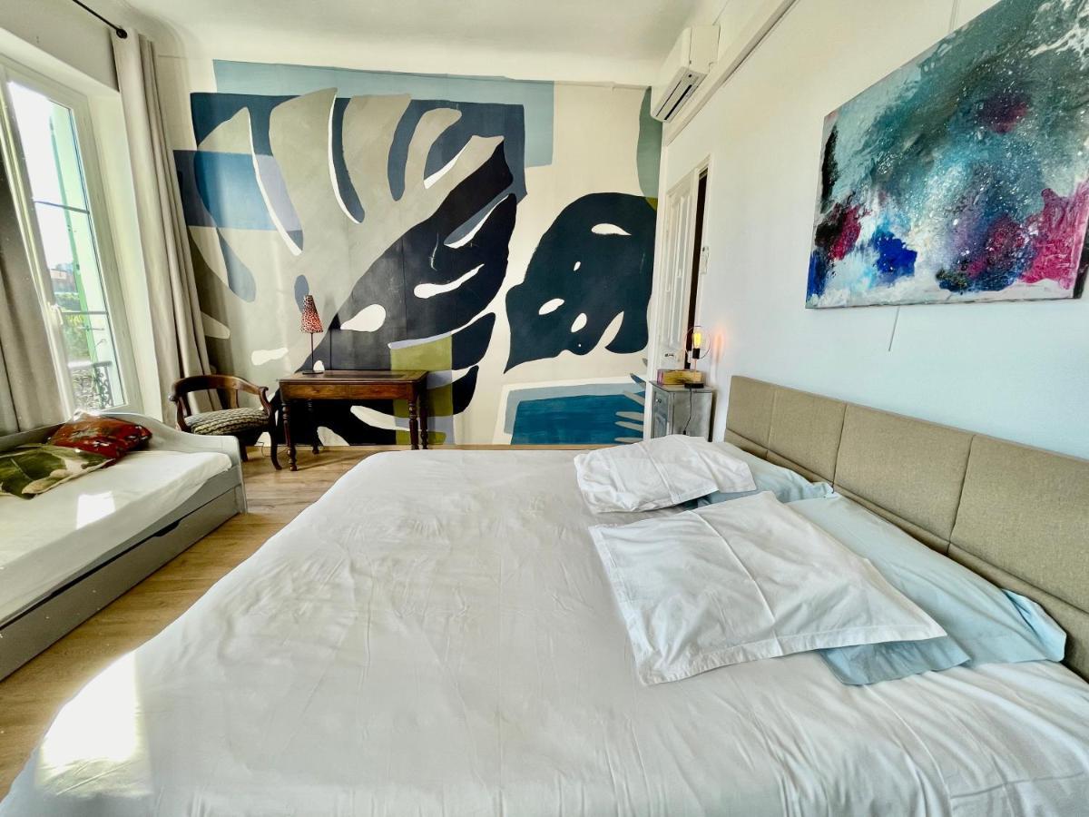 Spacious 3 Bedroom Flat Nice Center - Magnificent View-Parking Dış mekan fotoğraf