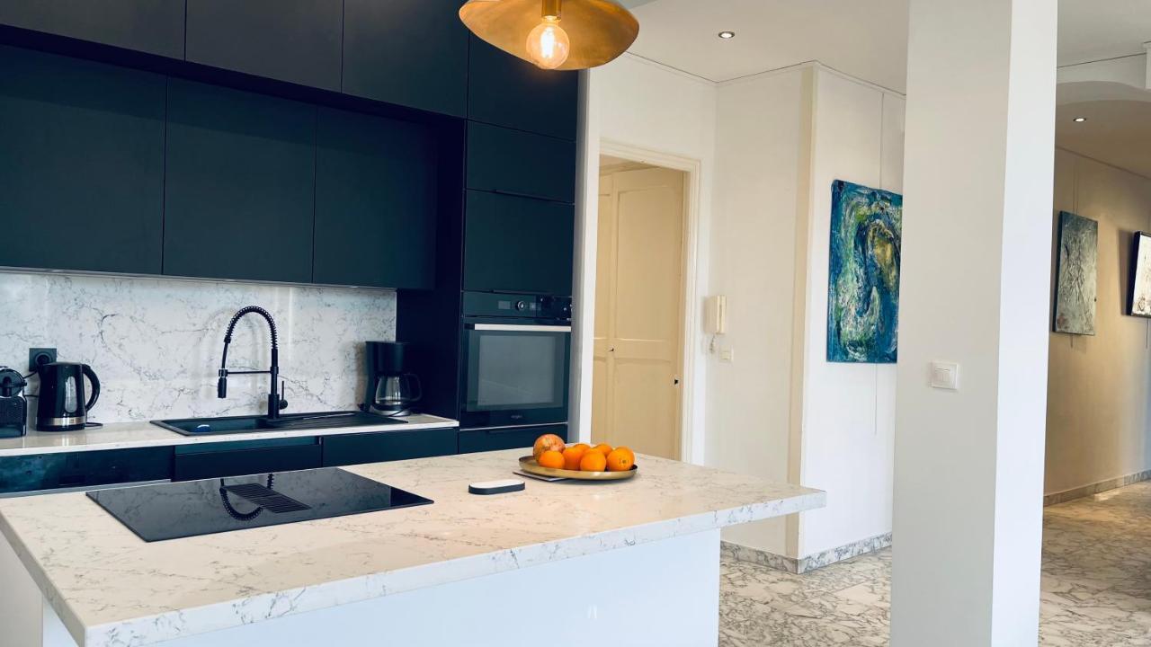 Spacious 3 Bedroom Flat Nice Center - Magnificent View-Parking Dış mekan fotoğraf