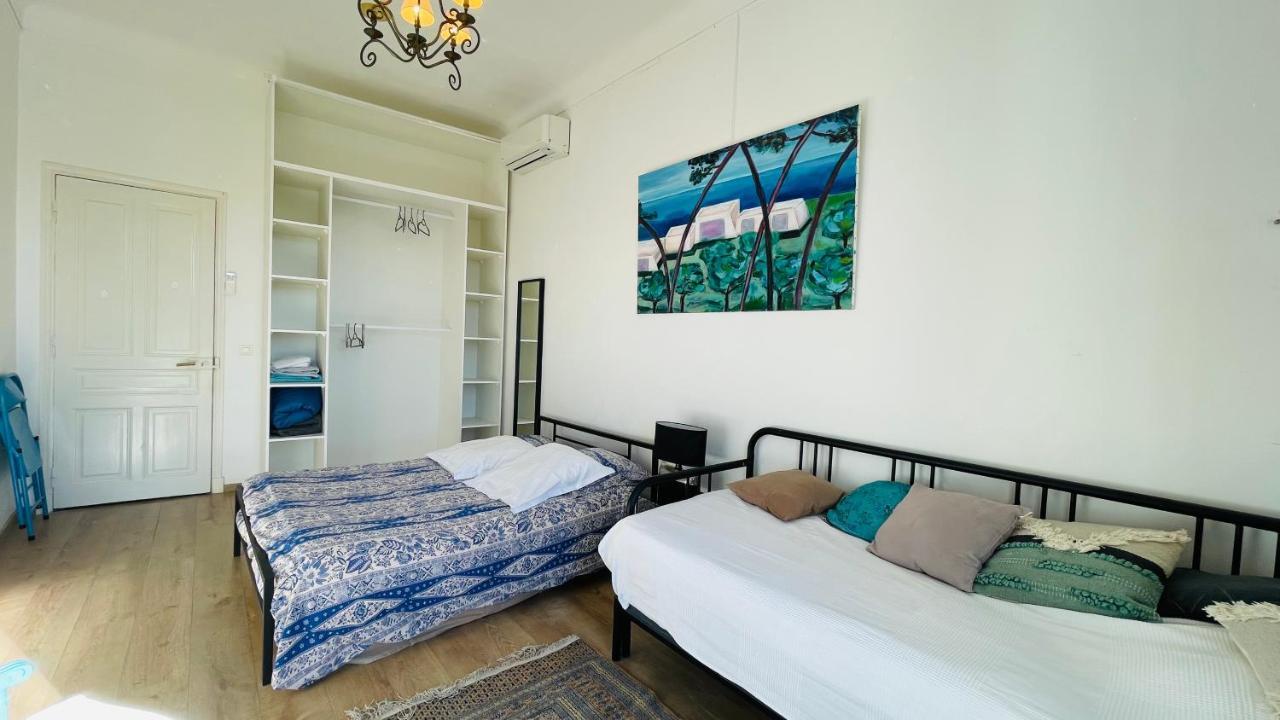 Spacious 3 Bedroom Flat Nice Center - Magnificent View-Parking Dış mekan fotoğraf