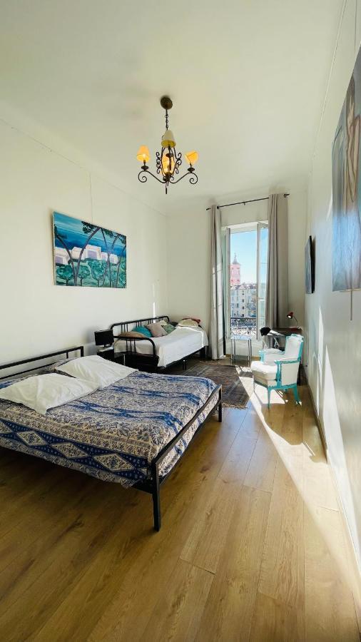 Spacious 3 Bedroom Flat Nice Center - Magnificent View-Parking Dış mekan fotoğraf